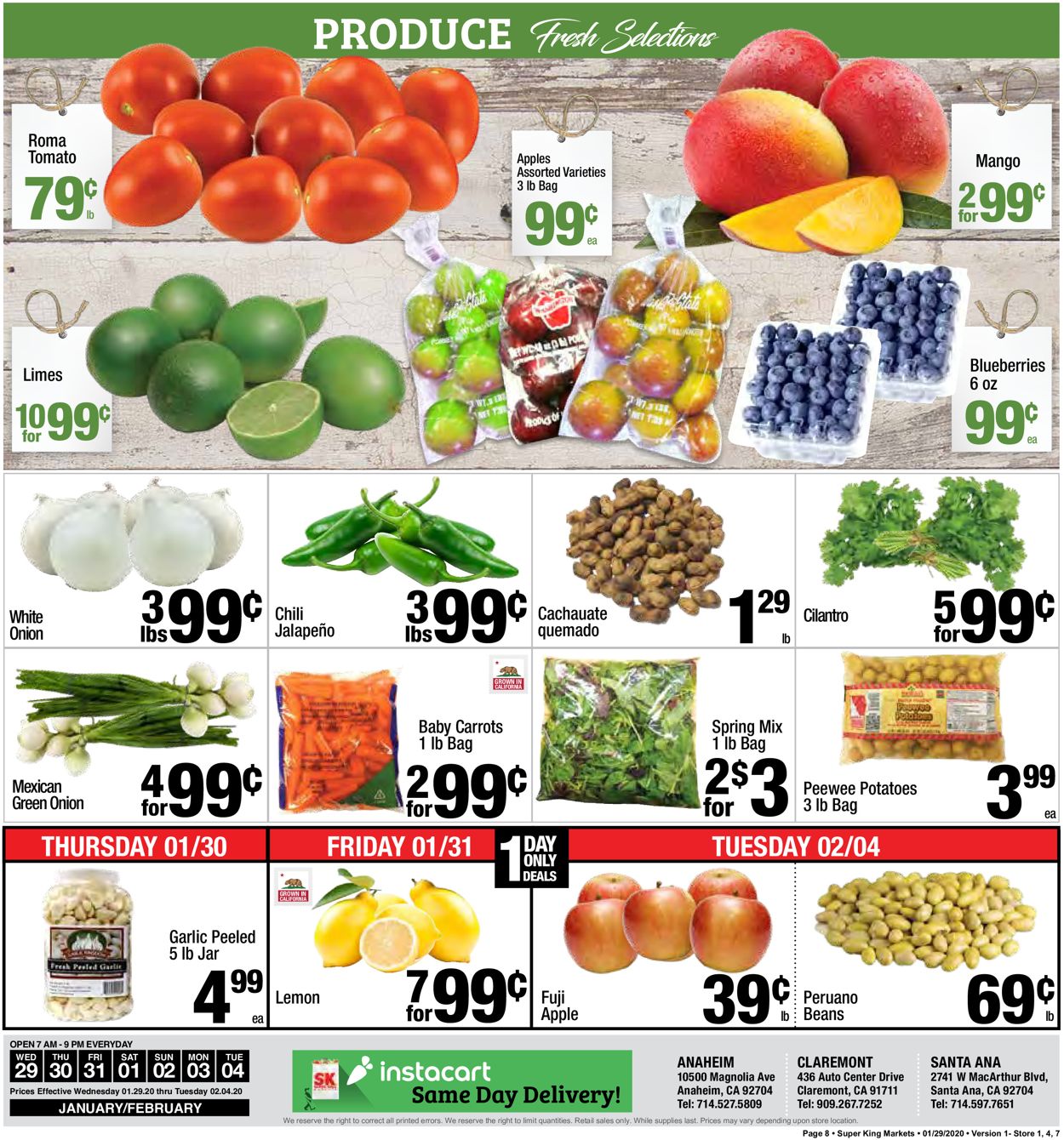 Super King Market Weekly Ad Circular - valid 01/29-02/04/2020 (Page 8)