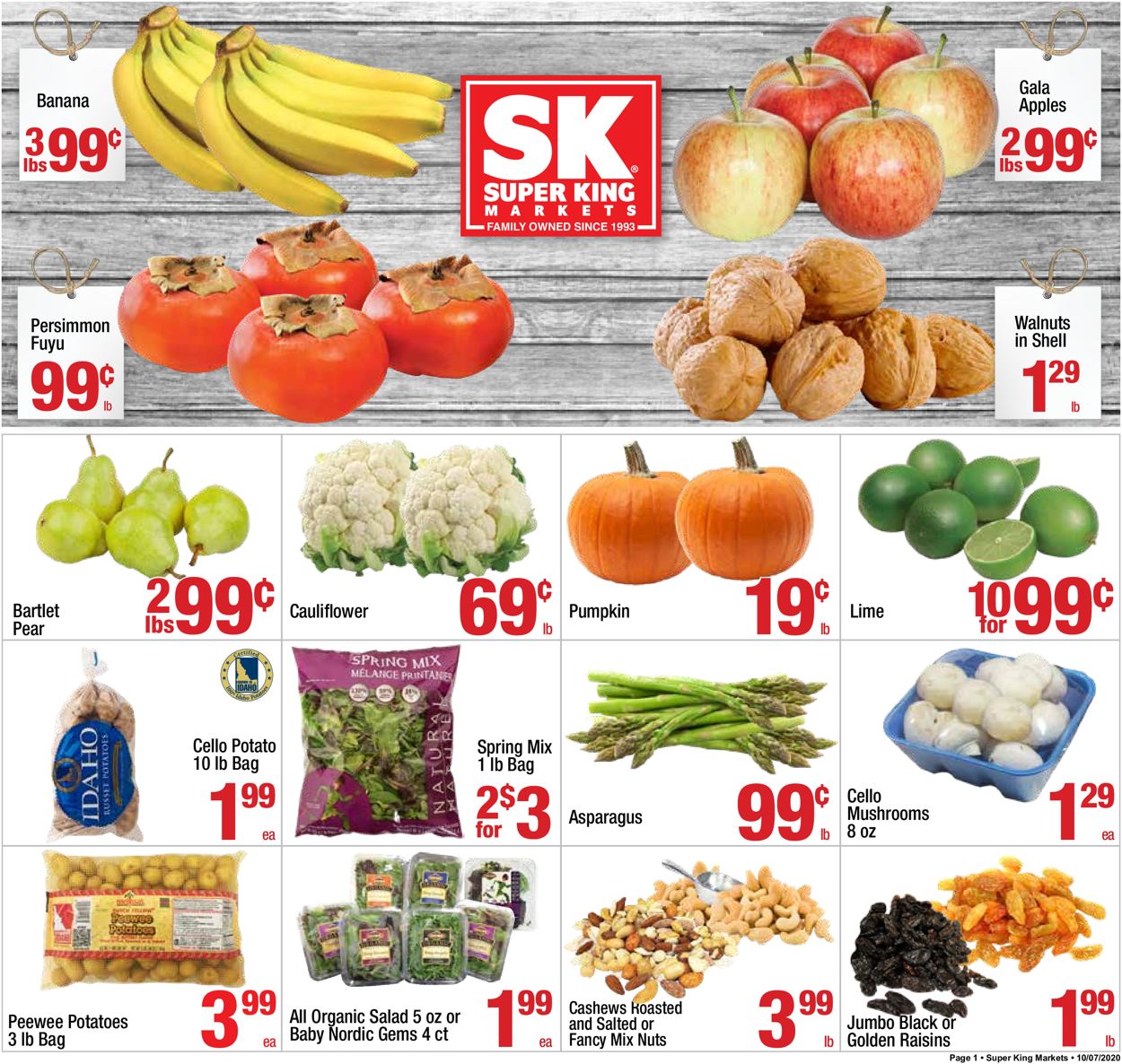 Super King Market Weekly Ad Circular - valid 10/07-10/13/2020