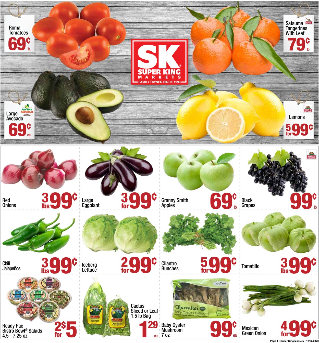 Super King Market Weekly Ad Circular - valid 12/02-12/08/2020