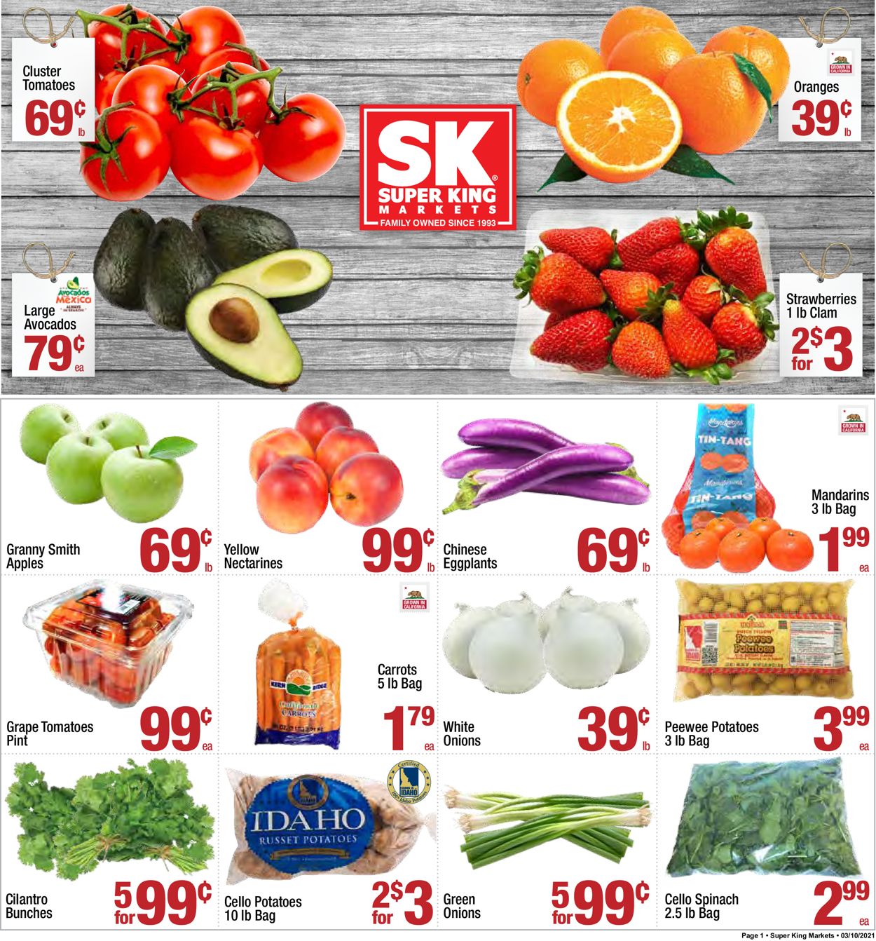 Super King Market Weekly Ad Circular - valid 03/10-03/16/2021