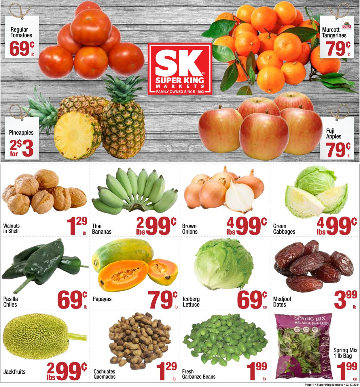 Super King Market Weekly Ad Circular - valid 03/17-03/23/2021