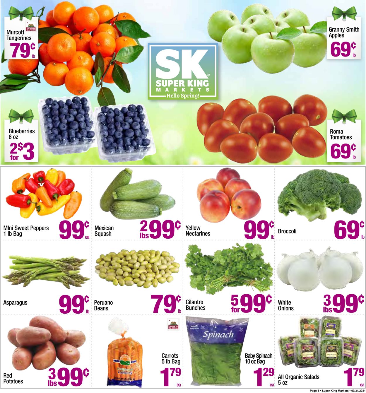 Super King Market Easter 2021 ad Weekly Ad Circular - valid 03/31-04/06/2021