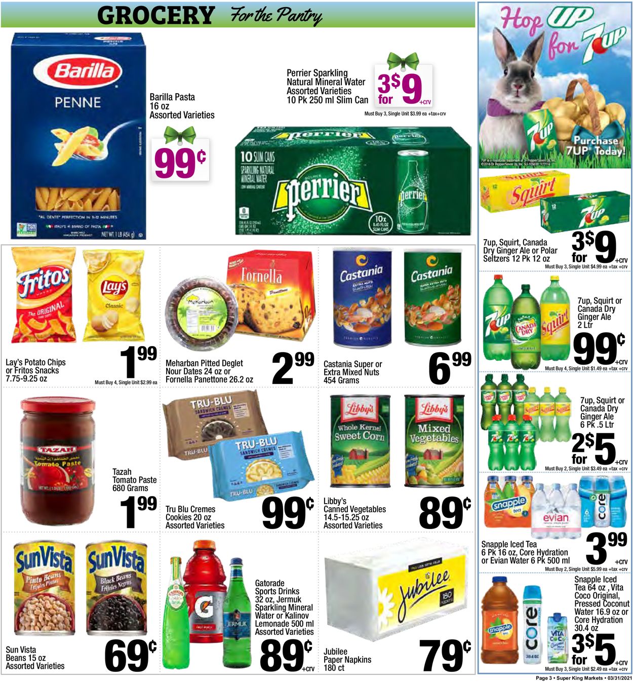 Super King Market Easter 2021 ad Weekly Ad Circular - valid 03/31-04/06/2021 (Page 3)