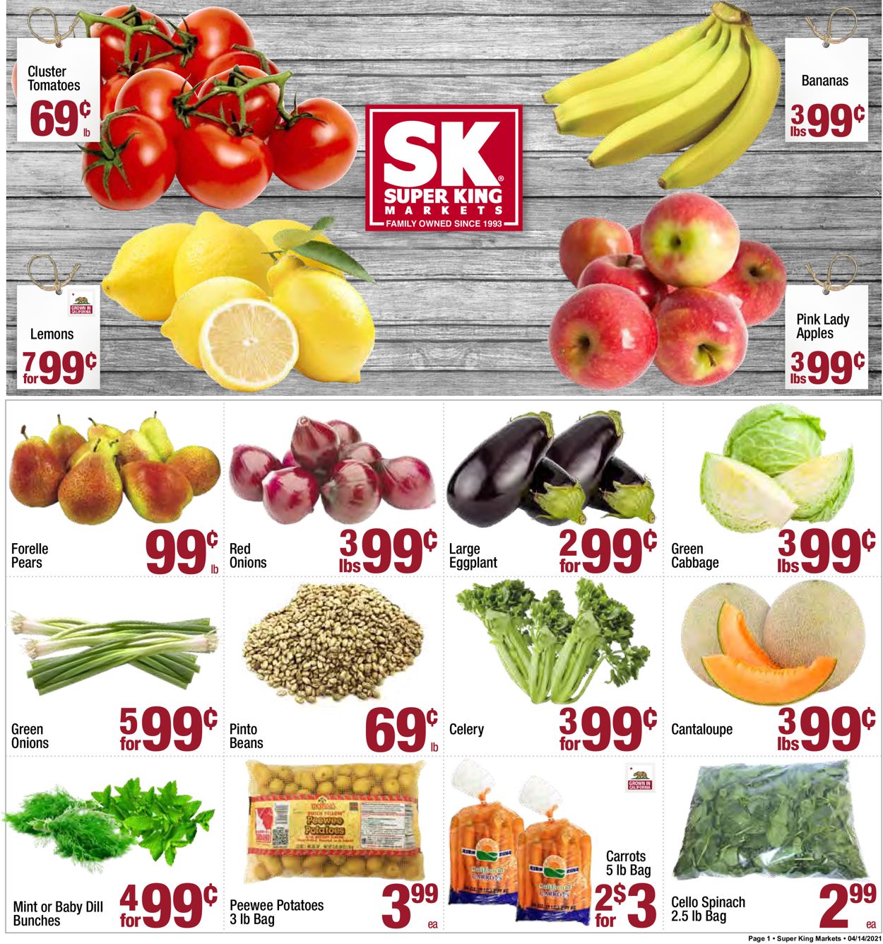 Super King Market Weekly Ad Circular - valid 04/14-04/20/2021