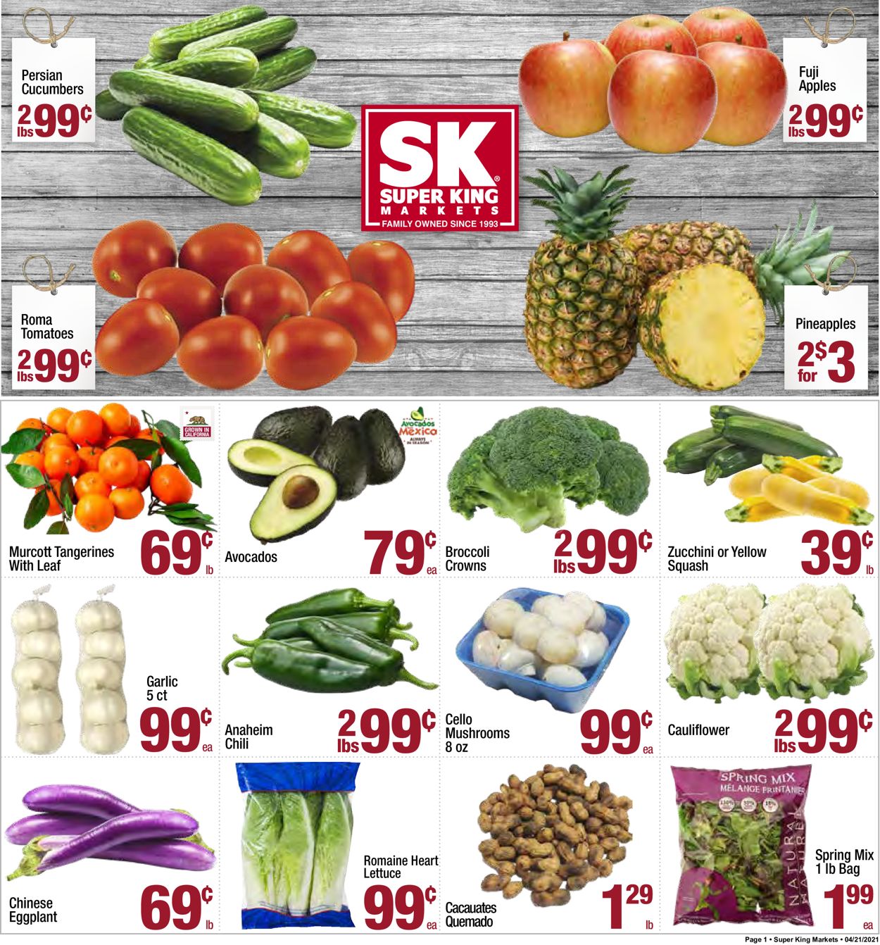 Super King Market Weekly Ad Circular - valid 04/21-04/27/2021