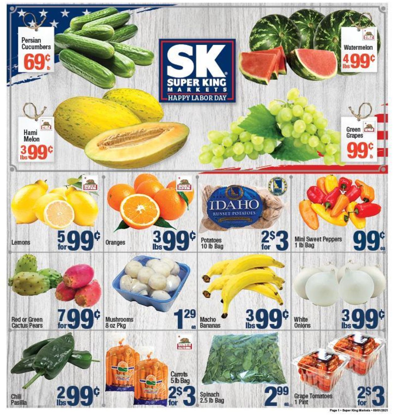 Super King Market Weekly Ad Circular - valid 09/01-09/07/2021