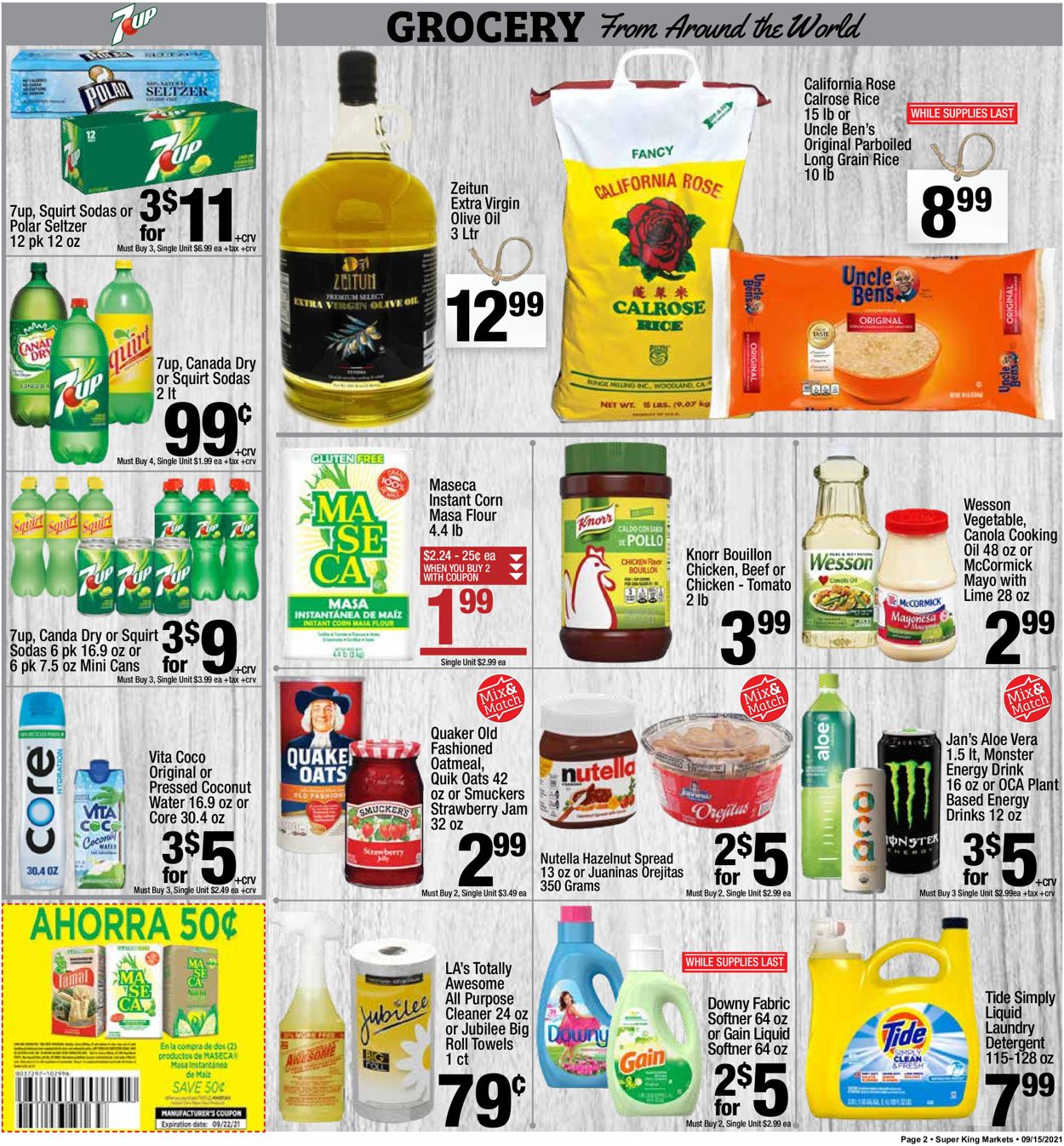 Super King Market Weekly Ad Circular - valid 09/15-09/21/2021 (Page 2)