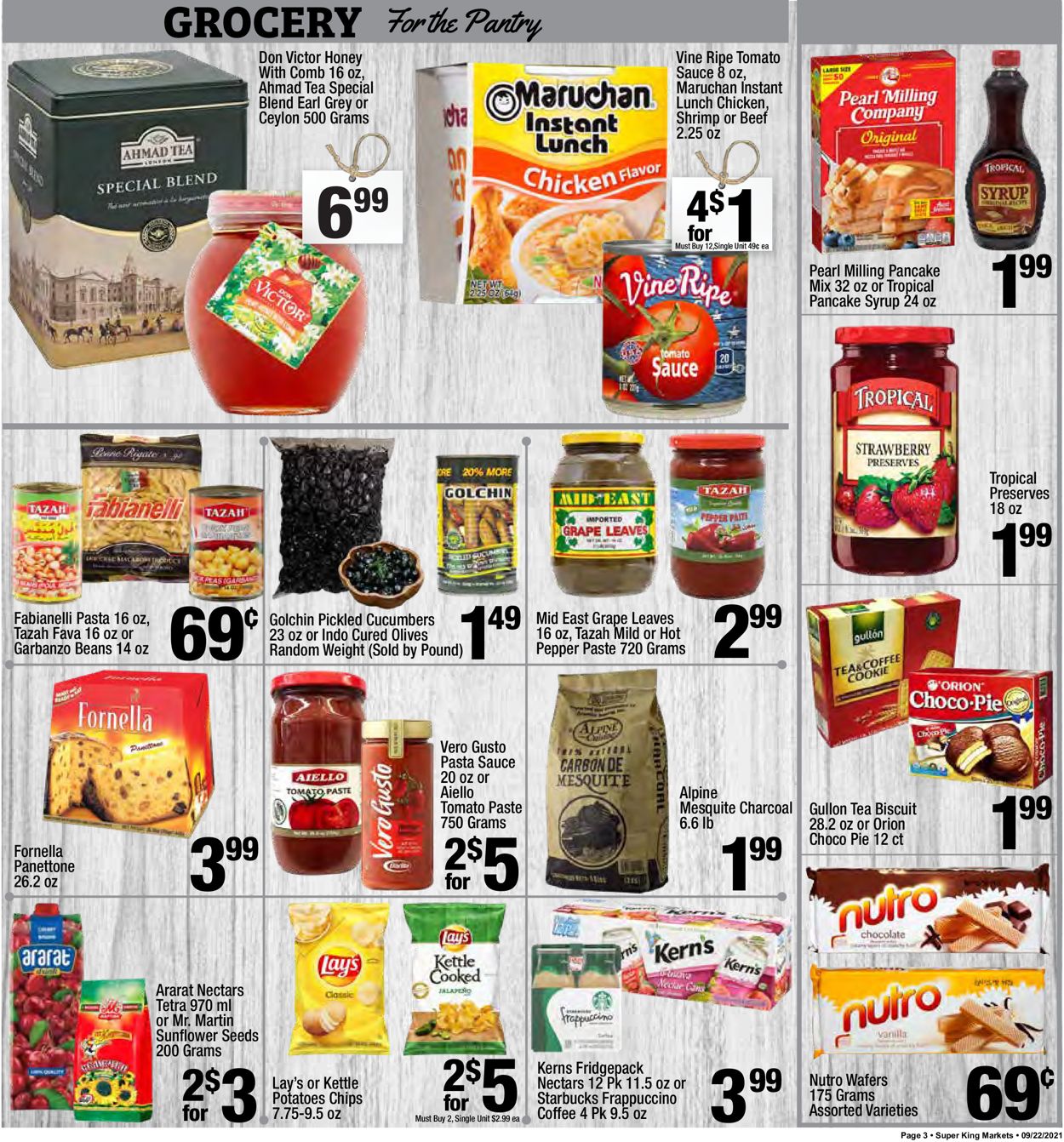 Super King Market Weekly Ad Circular - valid 09/22-09/28/2021 (Page 3)