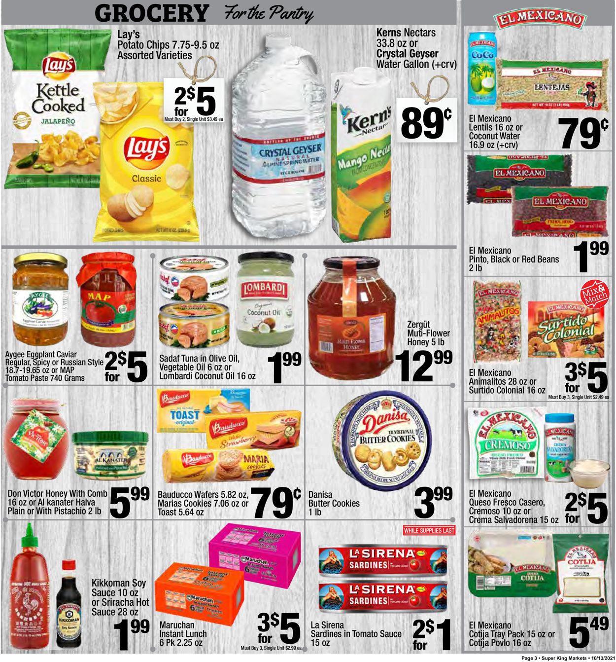 Super King Market Weekly Ad Circular - valid 10/13-10/19/2021 (Page 3)