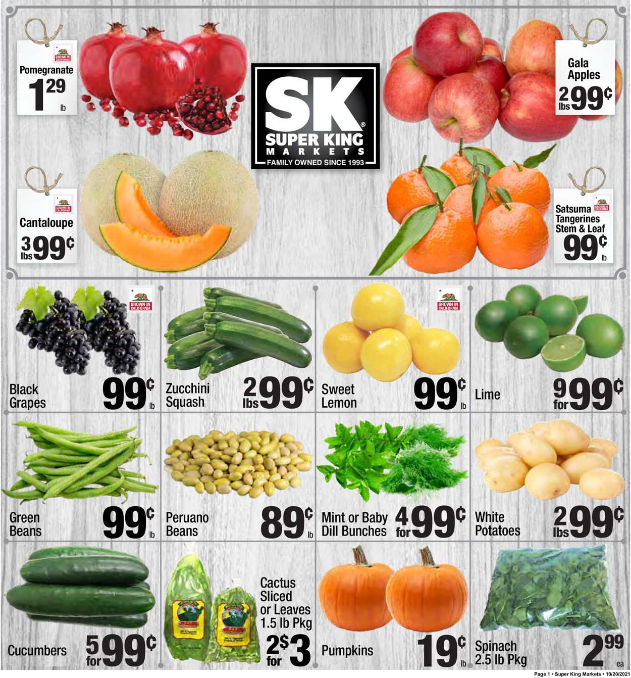 Super King Market Weekly Ad Circular - valid 10/20-10/26/2021
