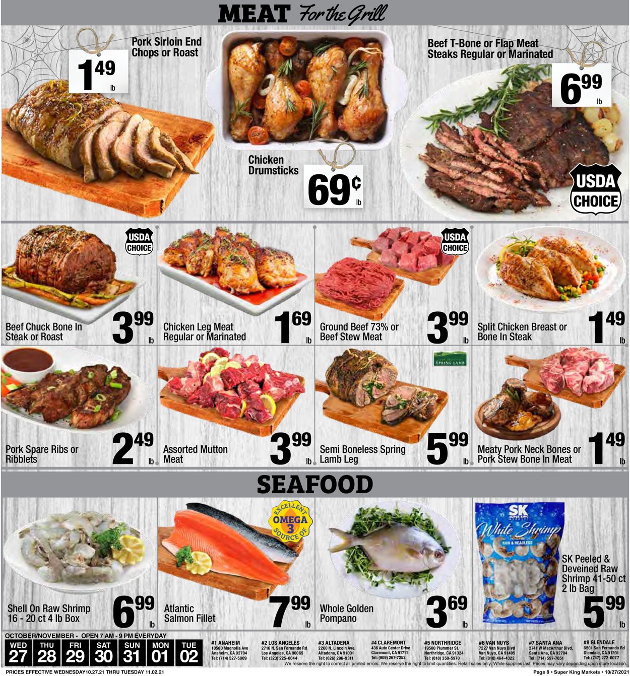 Super King Market DIA DE LOS MUERTOS Weekly Ad Circular - valid 10/27-11/02/2021 (Page 8)