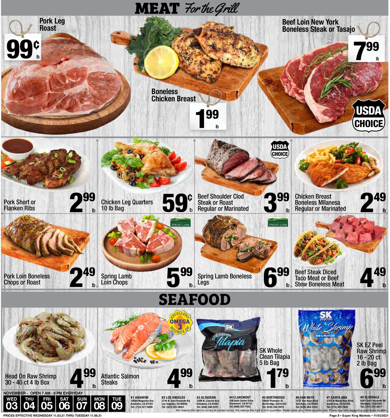 Super King Market Weekly Ad Circular - valid 11/03-11/09/2021 (Page 8)