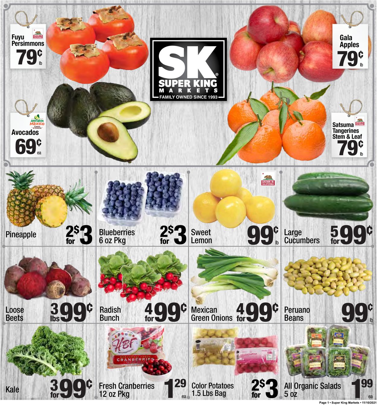 Super King Market Weekly Ad Circular - valid 11/10-11/16/2021