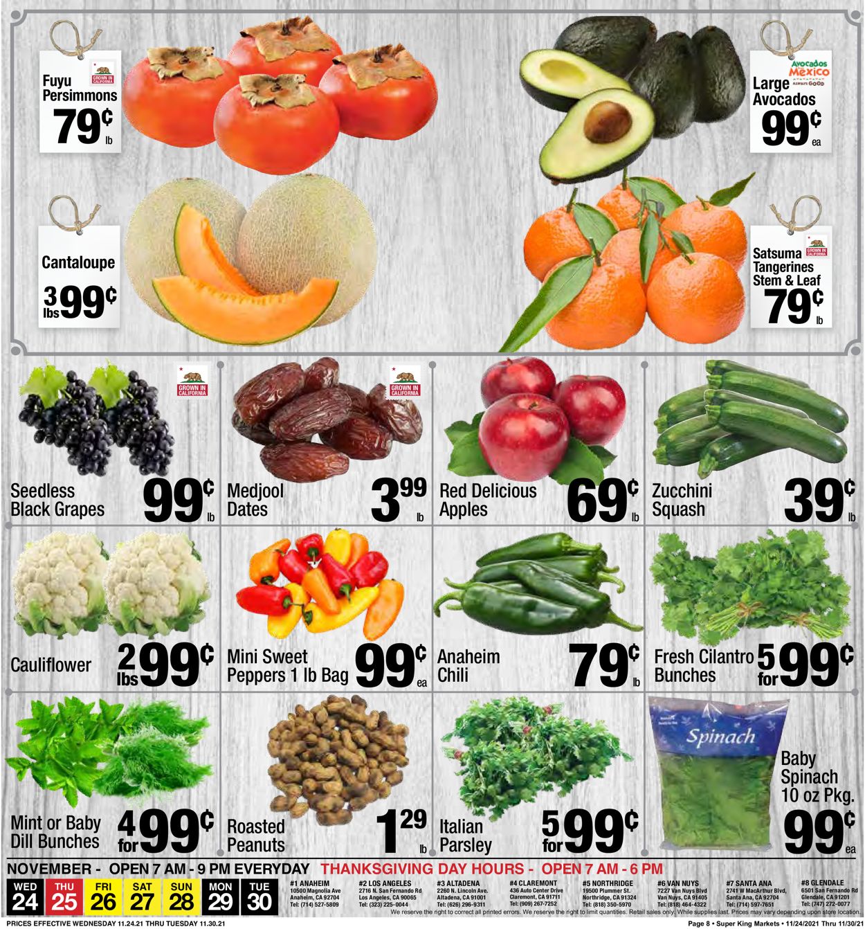 Super King Market Weekly Ad Circular - valid 11/24-11/30/2021 (Page 8)