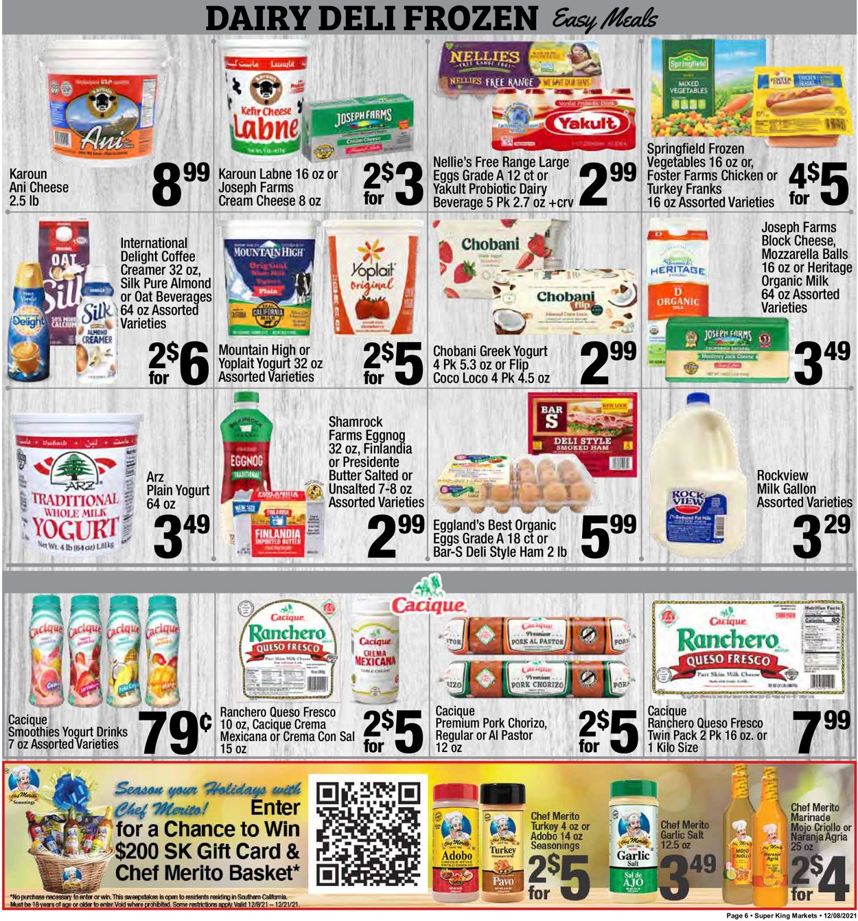 Super King Market Weekly Ad Circular - valid 12/08-12/14/2021 (Page 6)