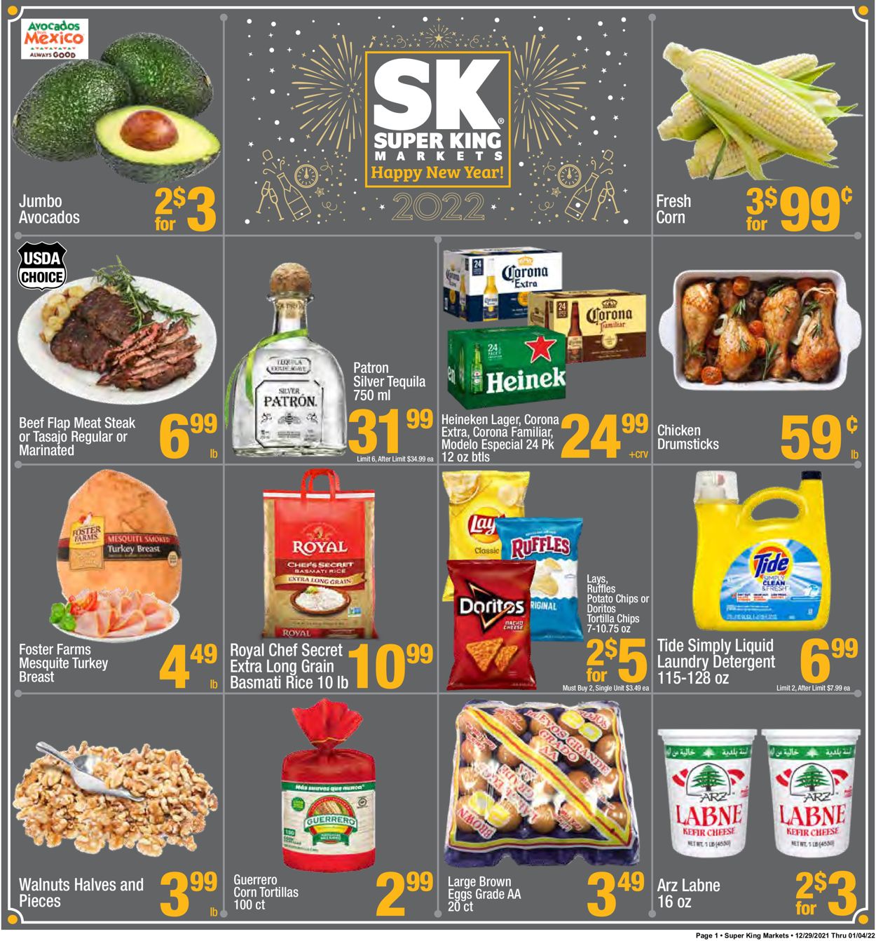 Super King Market Weekly Ad Circular - valid 12/29-01/04/2022