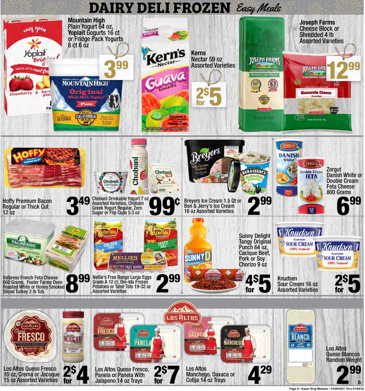 Super King Market Weekly Ad Circular - valid 12/29-01/04/2022 (Page 6)