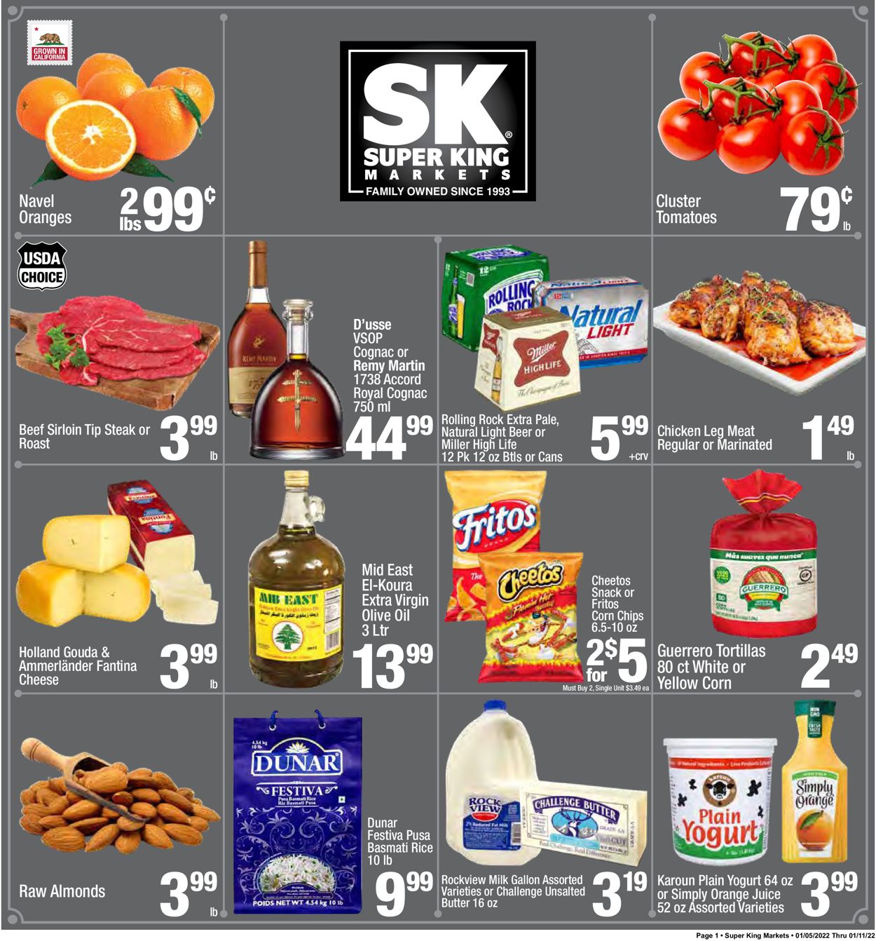 Super King Market Weekly Ad Circular - valid 01/05-01/11/2022