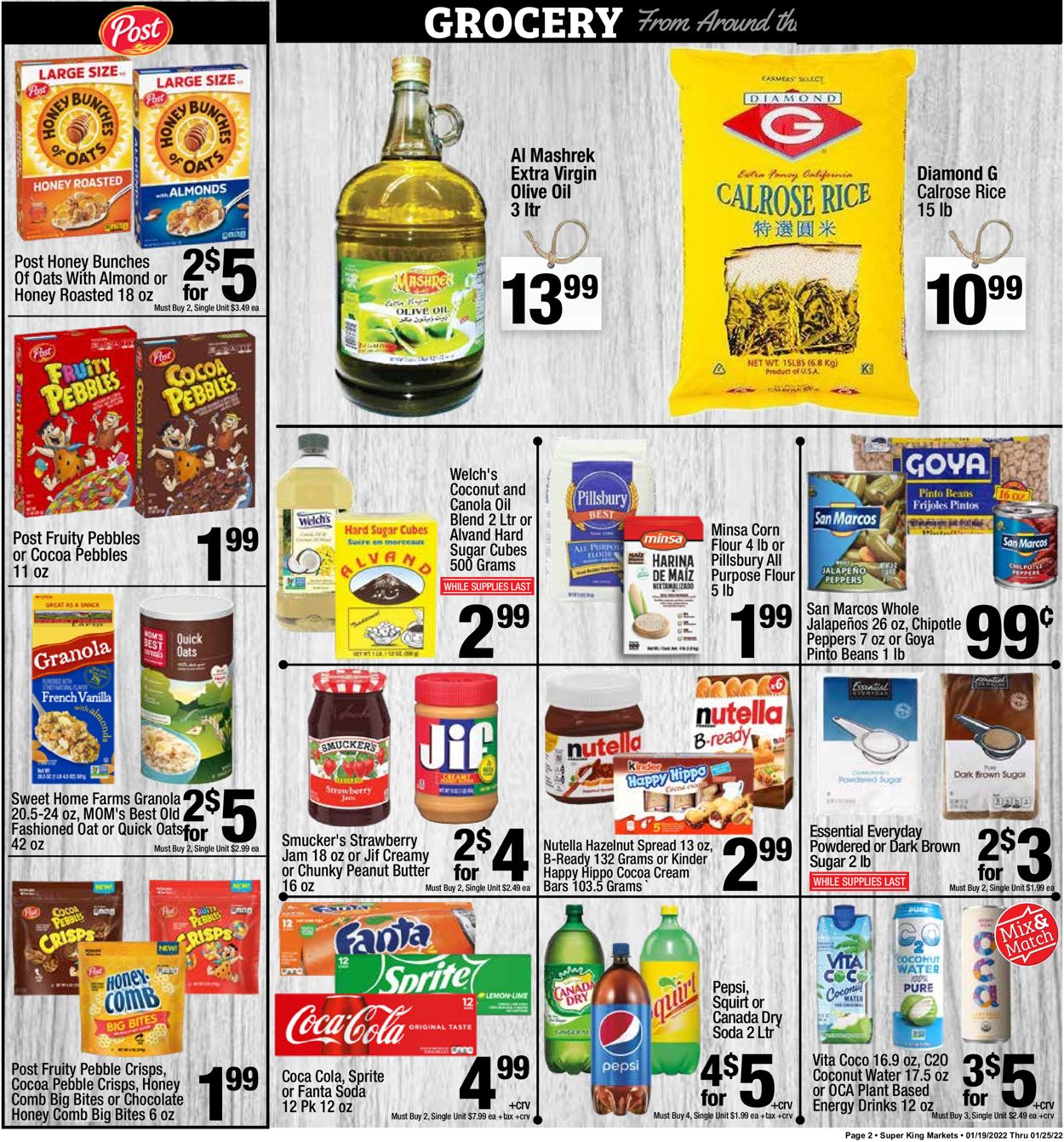 Super King Market Weekly Ad Circular - valid 01/19-01/25/2022 (Page 2)