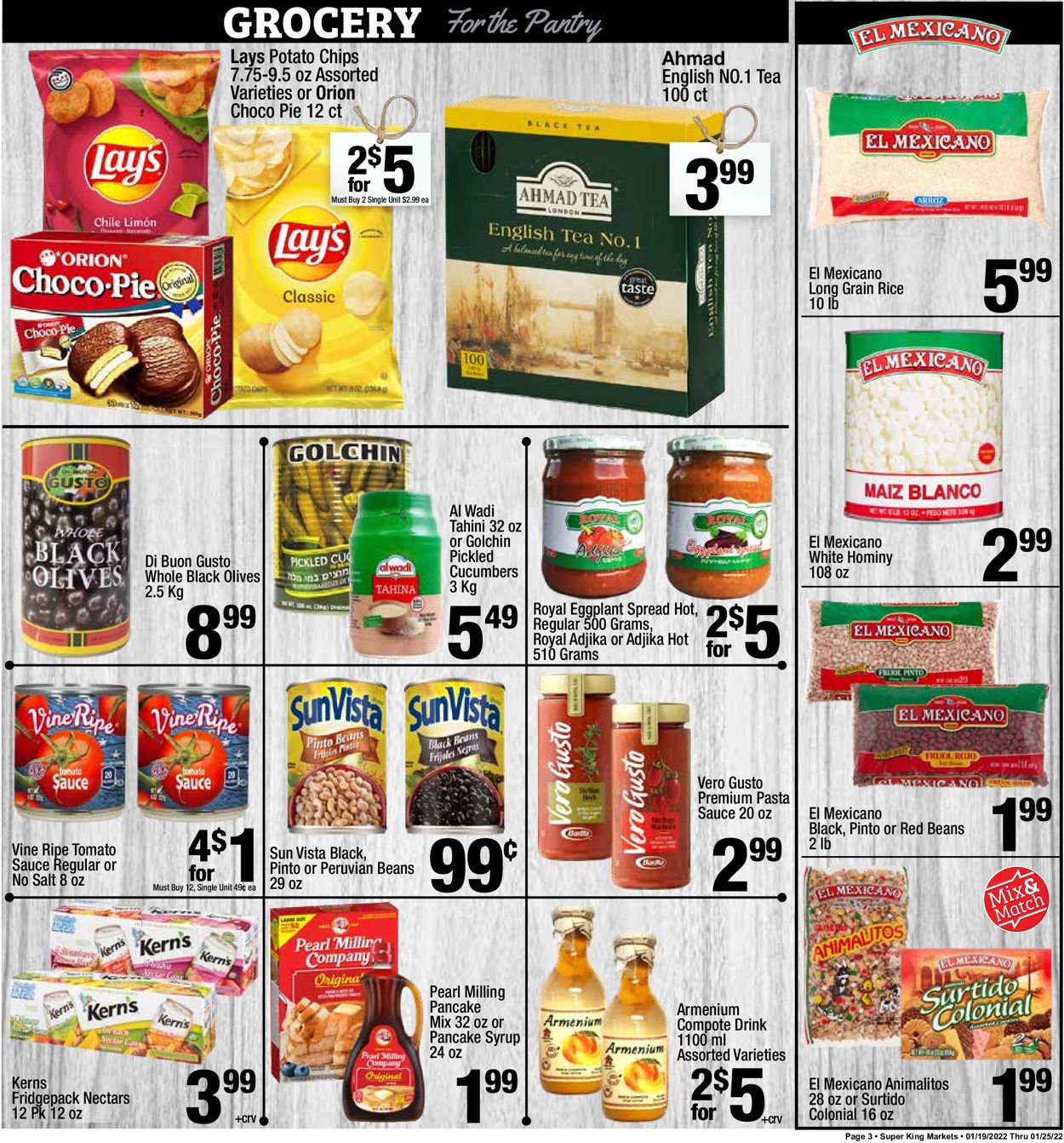 Super King Market Weekly Ad Circular - valid 01/19-01/25/2022 (Page 3)