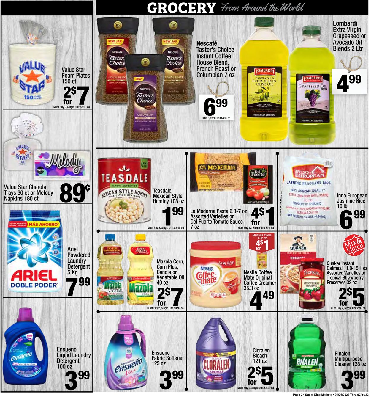 Super King Market Weekly Ad Circular - valid 01/26-02/01/2022 (Page 2)