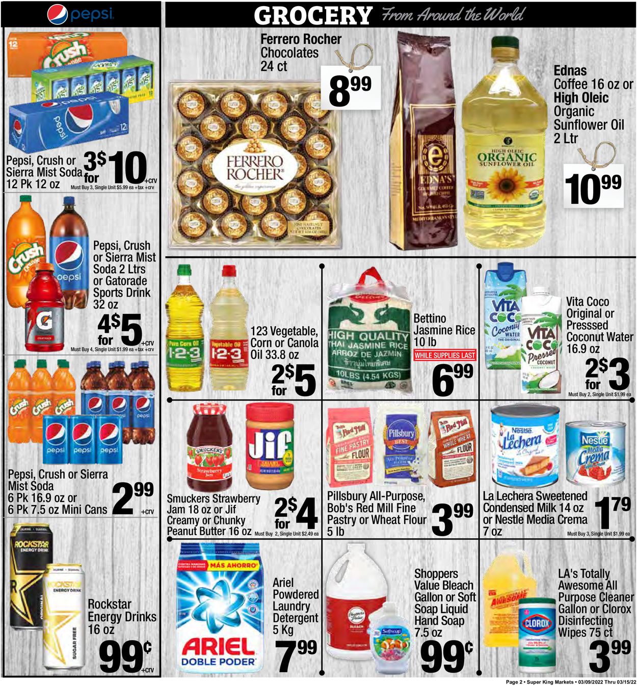 Super King Market Weekly Ad Circular - valid 03/09-03/15/2022 (Page 2)