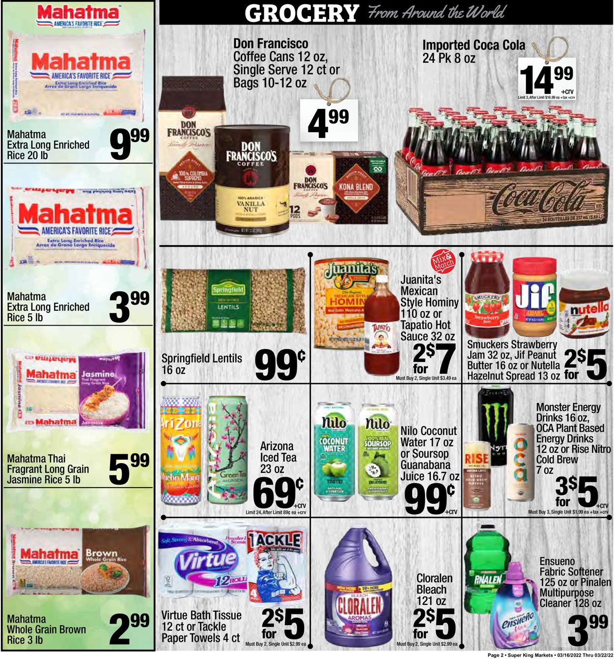 Super King Market Weekly Ad Circular - valid 03/16-03/22/2022 (Page 2)
