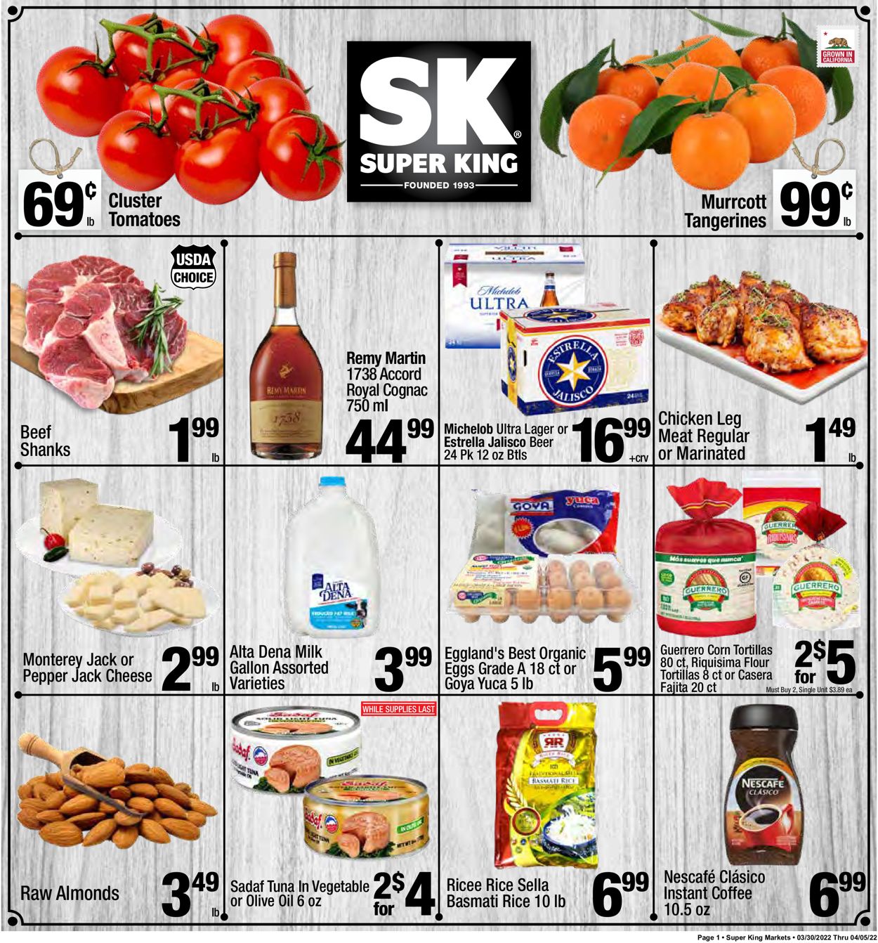 Super King Market Weekly Ad Circular - valid 03/30-04/05/2022