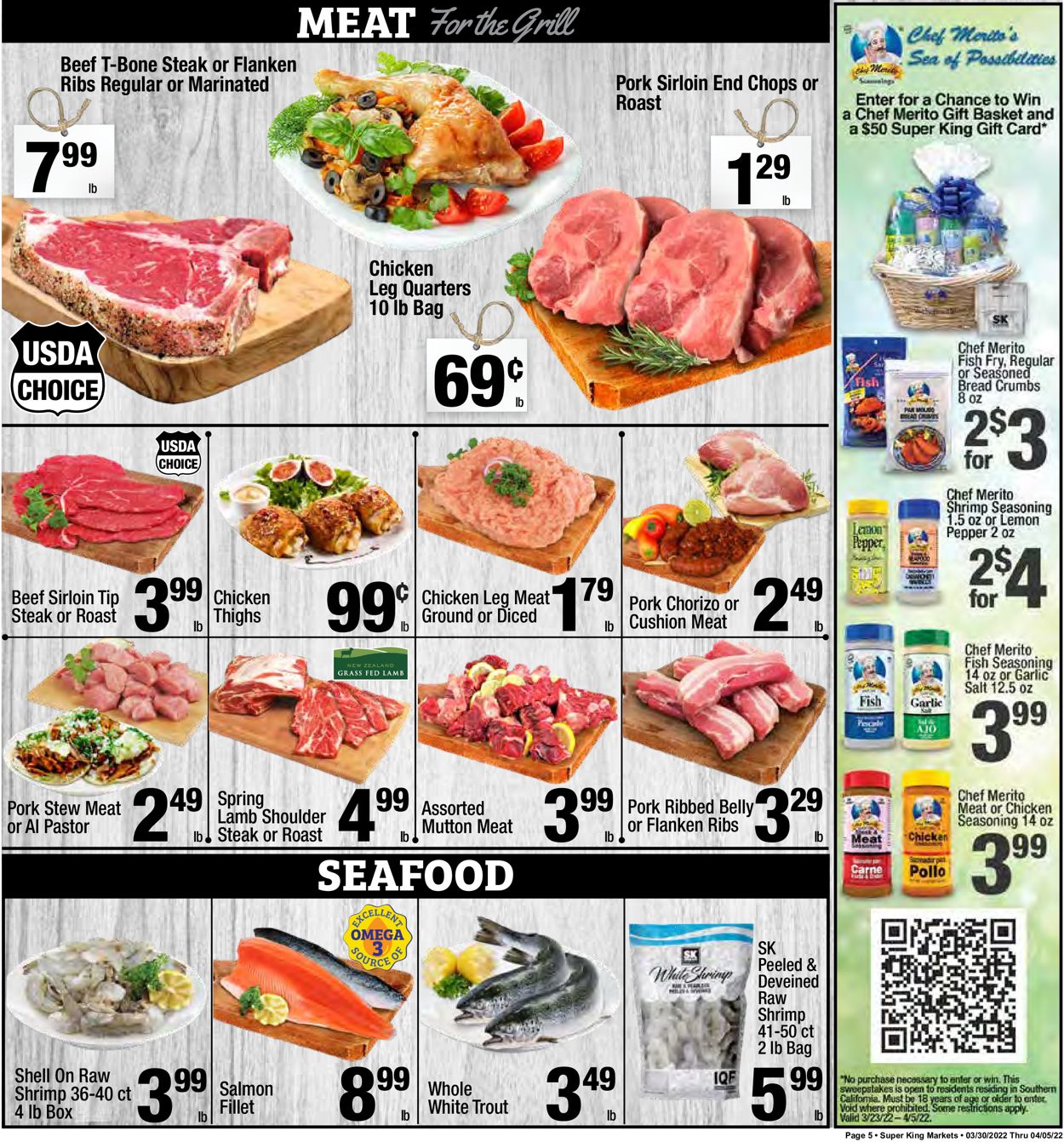 Super King Market Weekly Ad Circular - valid 03/30-04/05/2022 (Page 5)