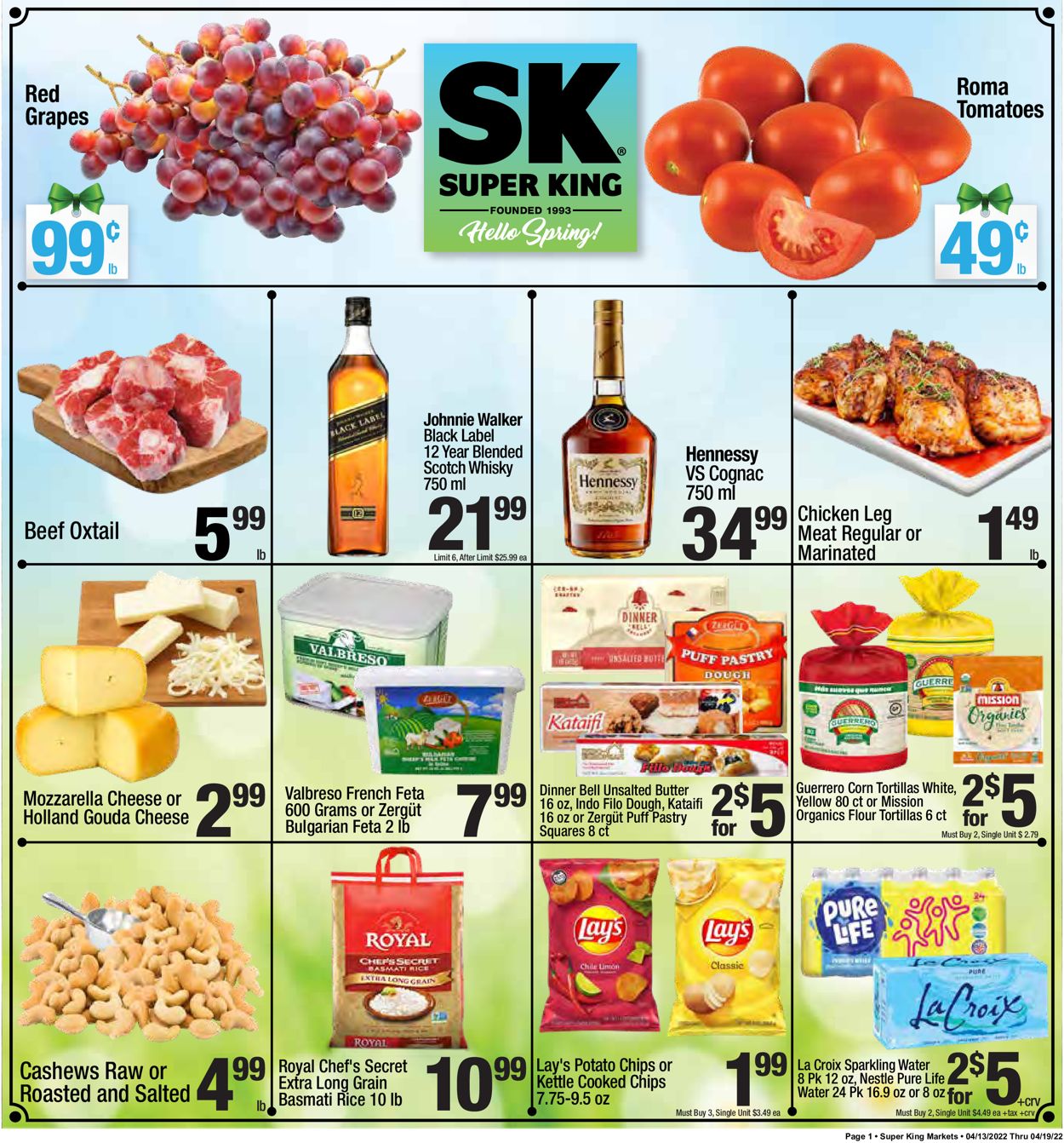 Super King Market EASTER 2022 Weekly Ad Circular - valid 04/13-04/19/2022