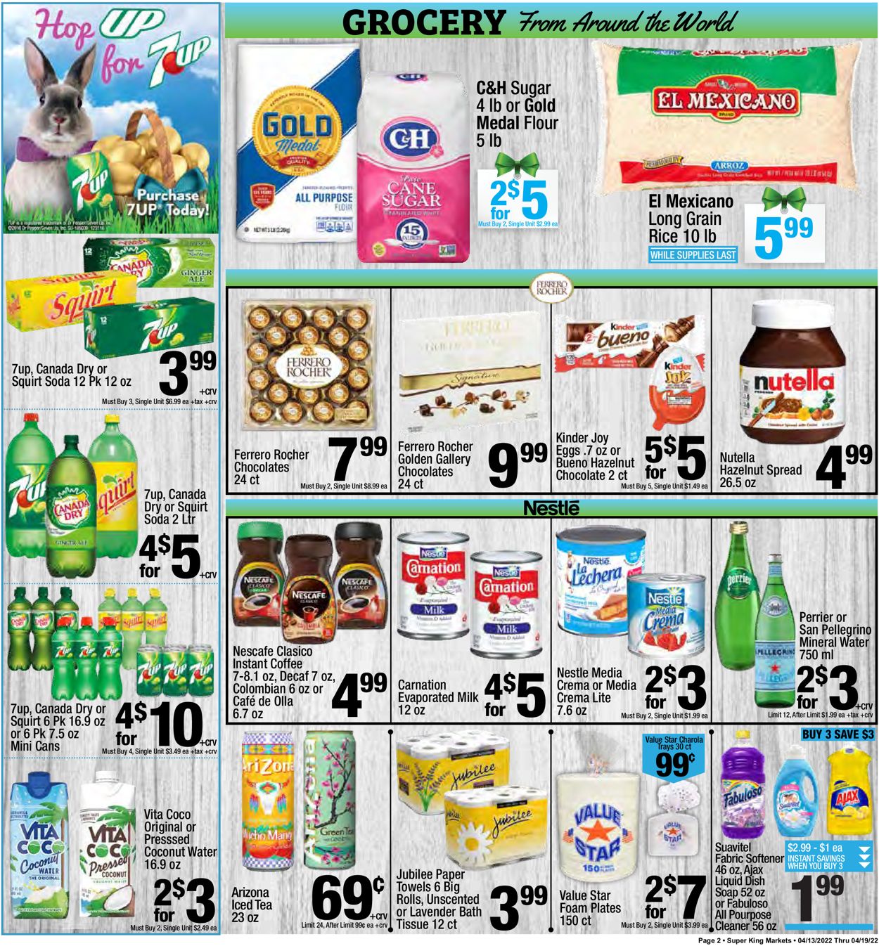 Super King Market EASTER 2022 Weekly Ad Circular - valid 04/13-04/19/2022 (Page 2)