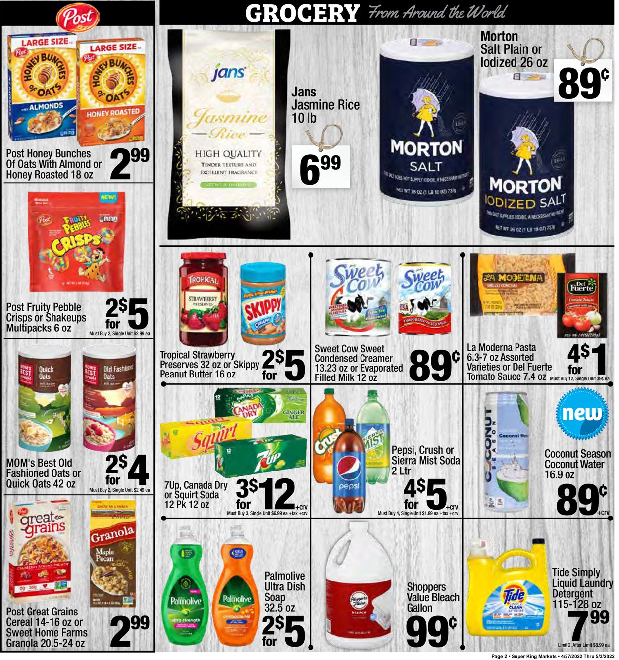Super King Market Weekly Ad Circular - valid 04/27-05/03/2022 (Page 2)