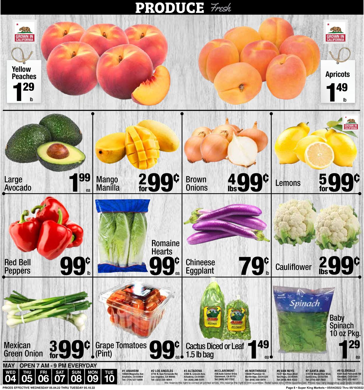 Super King Market Weekly Ad Circular - valid 05/04-05/10/2022 (Page 8)