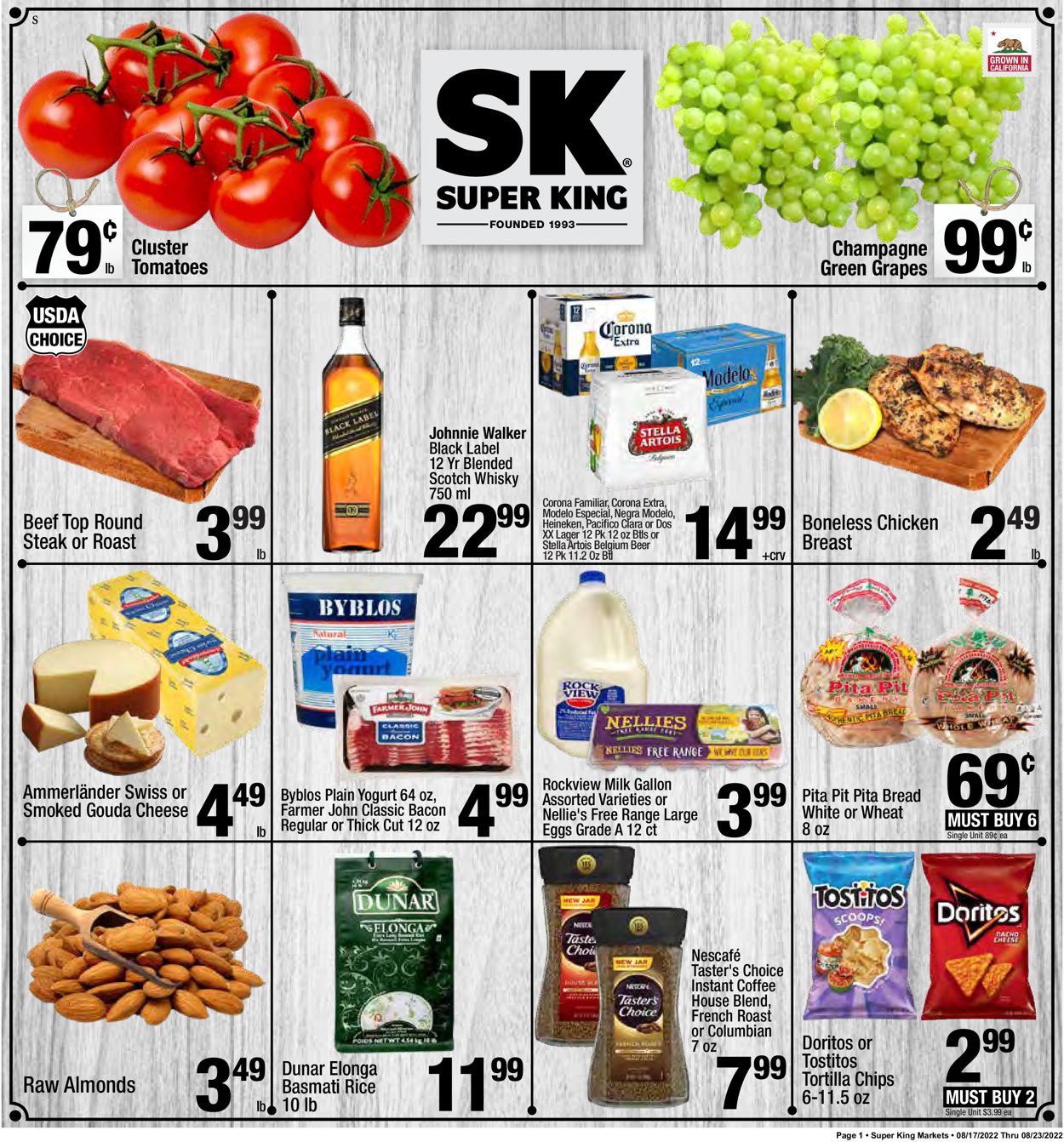 Super King Market Weekly Ad Circular - valid 08/17-08/23/2022