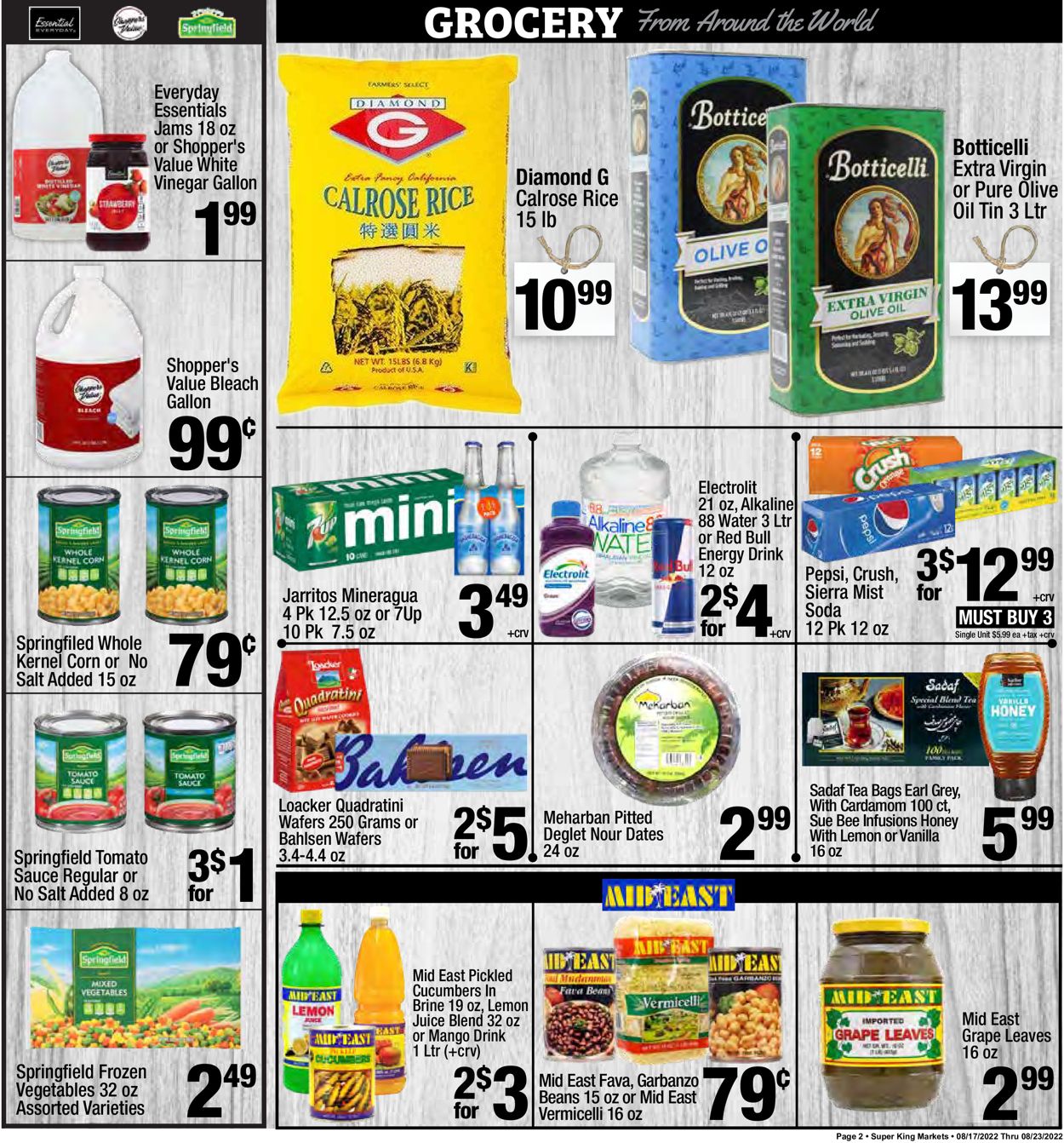 Super King Market Weekly Ad Circular - valid 08/17-08/23/2022 (Page 2)