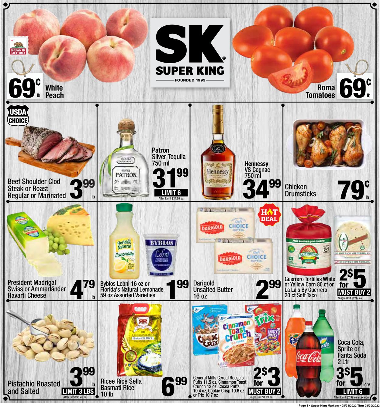 Super King Market Weekly Ad Circular - valid 08/24-08/30/2022