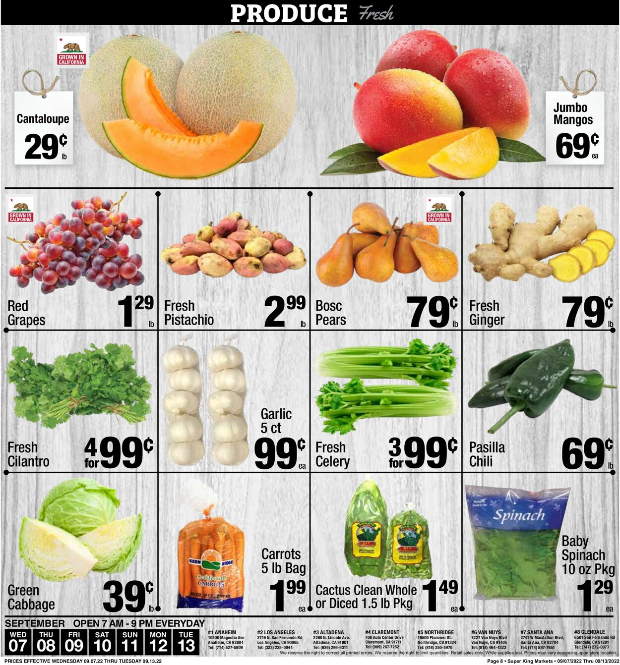 Super King Market Weekly Ad Circular - valid 09/07-09/13/2022 (Page 8)