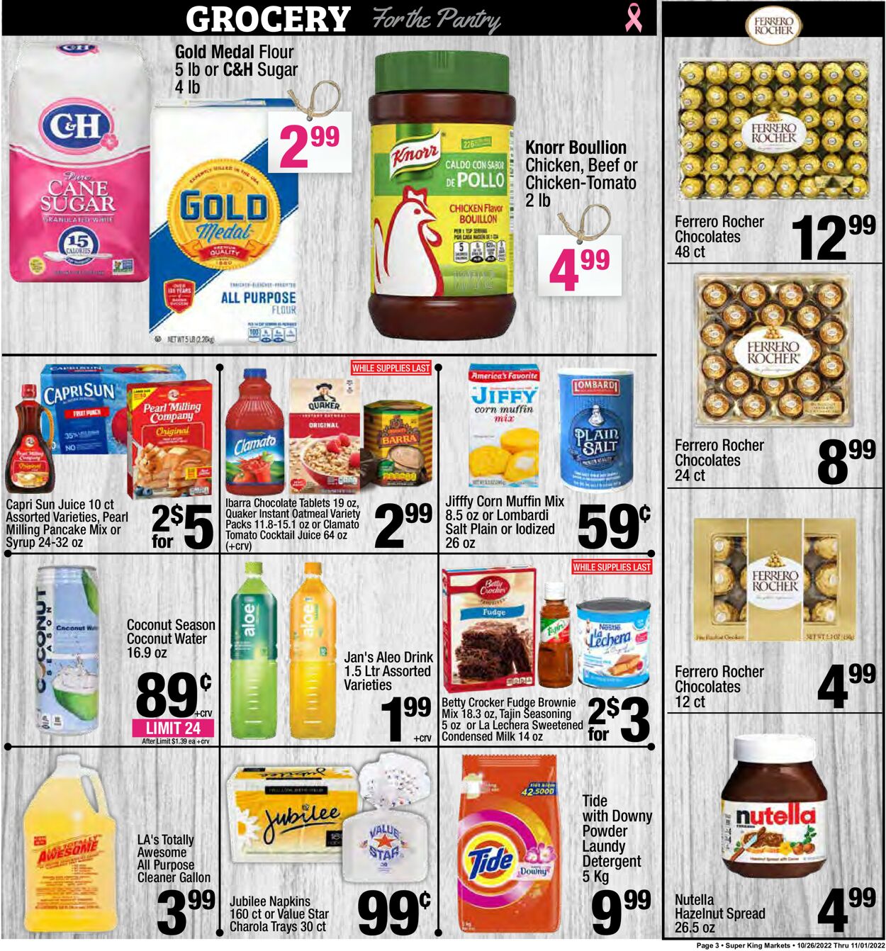 Super King Market Weekly Ad Circular - valid 10/26-11/01/2022 (Page 3)