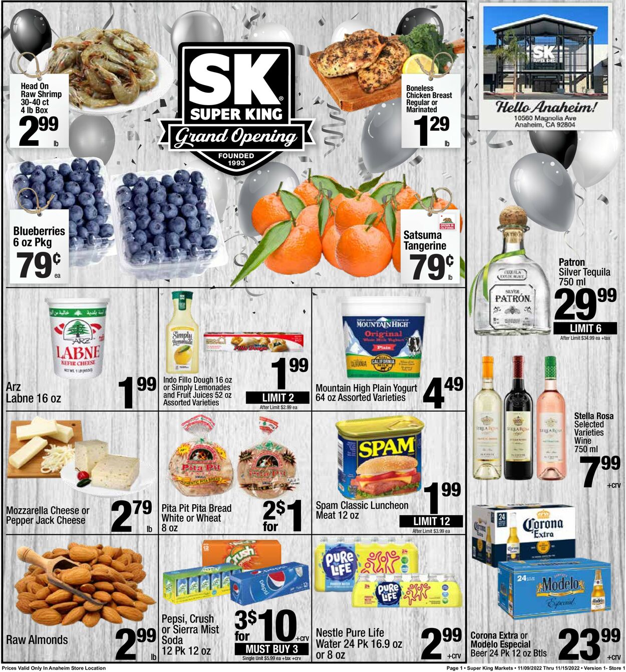 Super King Market Weekly Ad Circular - valid 11/09-11/15/2022