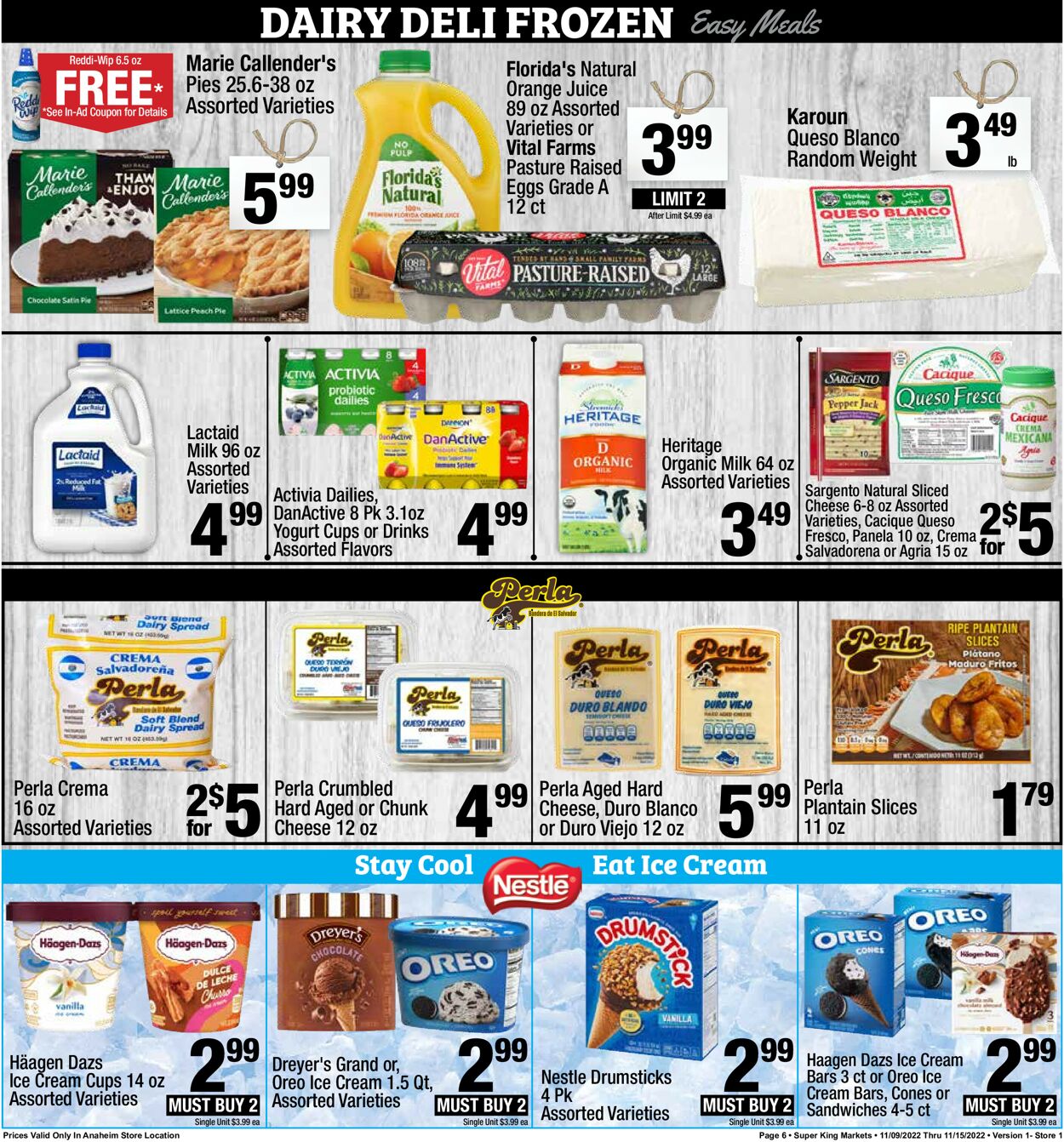 Super King Market Weekly Ad Circular - valid 11/09-11/15/2022 (Page 6)