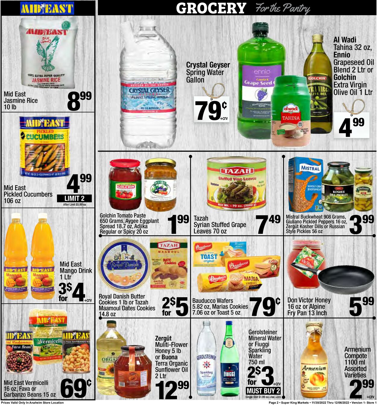 Super King Market Weekly Ad Circular - valid 11/30-12/06/2022 (Page 2)
