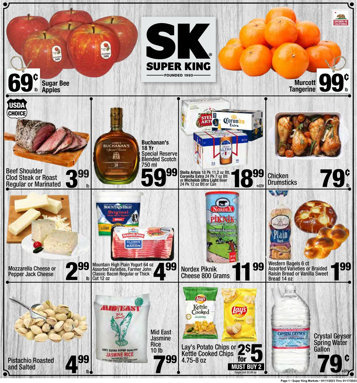 Super King Market Weekly Ad Circular - valid 01/11-01/17/2023