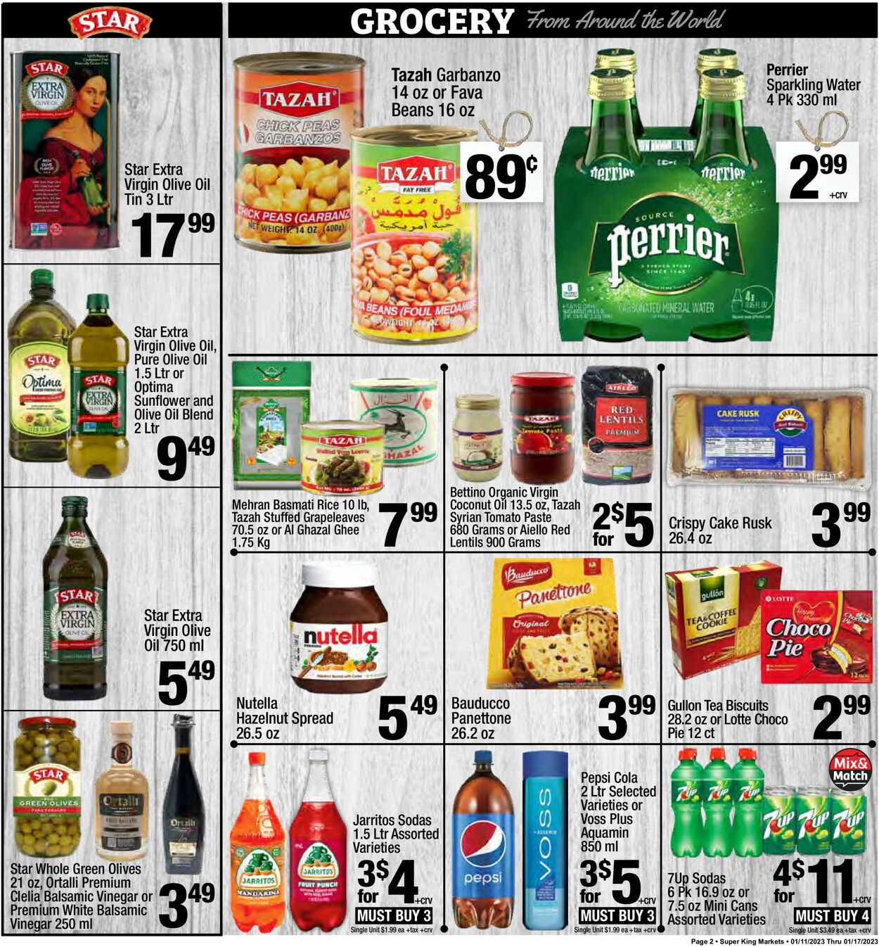 Super King Market Weekly Ad Circular - valid 01/11-01/17/2023 (Page 2)