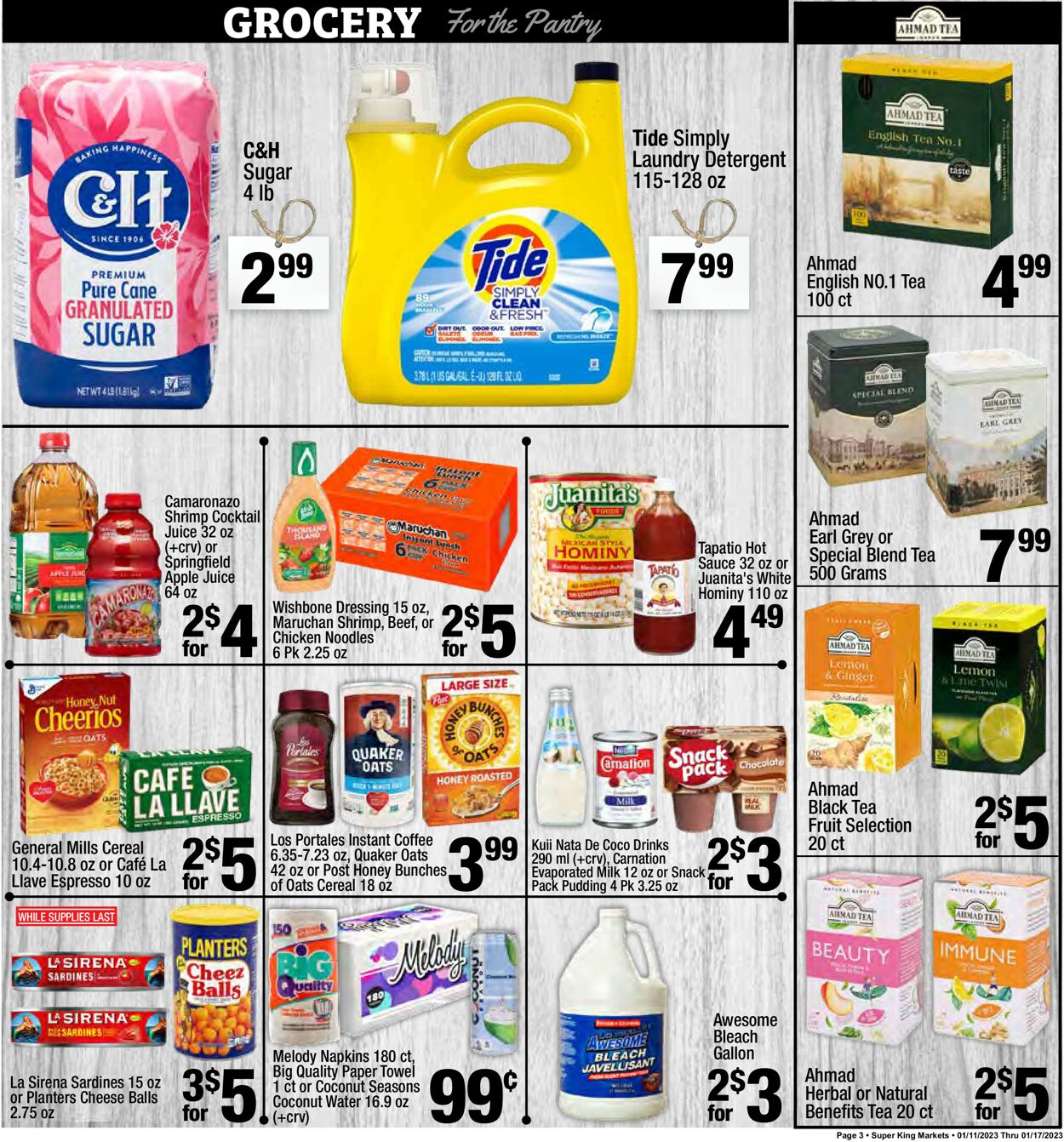 Super King Market Weekly Ad Circular - valid 01/11-01/17/2023 (Page 3)