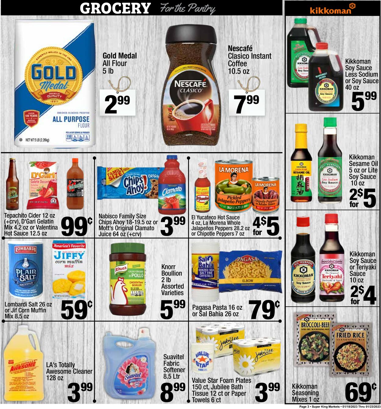 Super King Market Weekly Ad Circular - valid 01/18-01/24/2023 (Page 3)