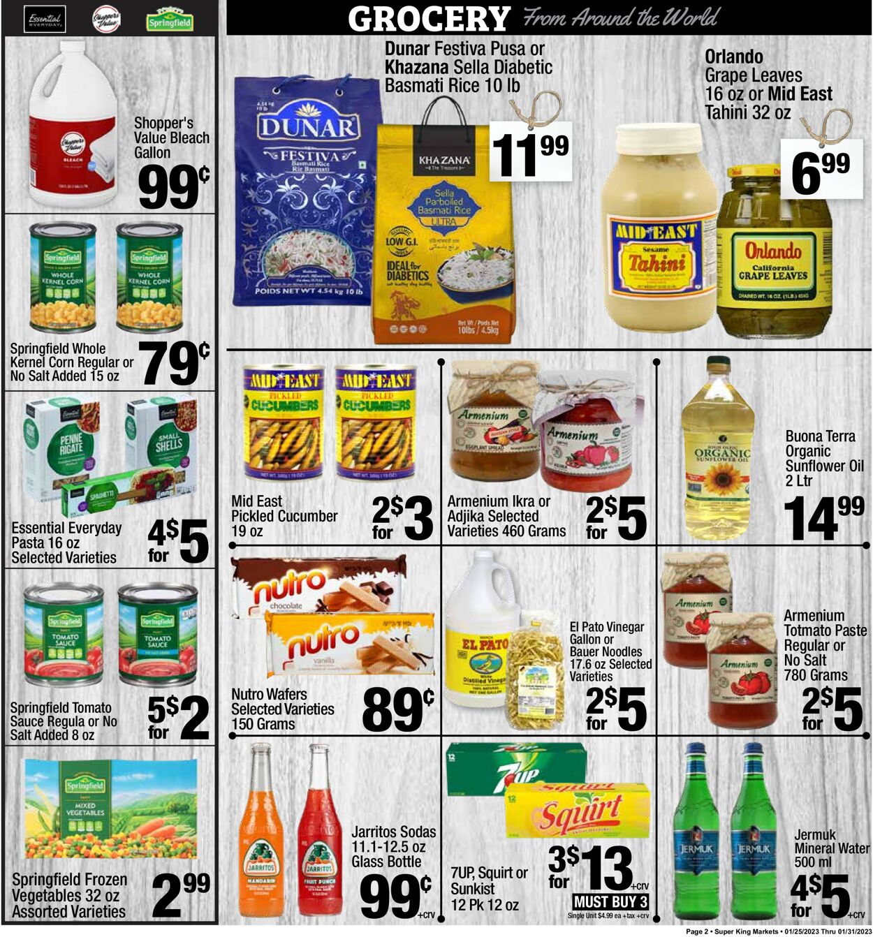Super King Market Weekly Ad Circular - valid 01/25-01/31/2023 (Page 2)