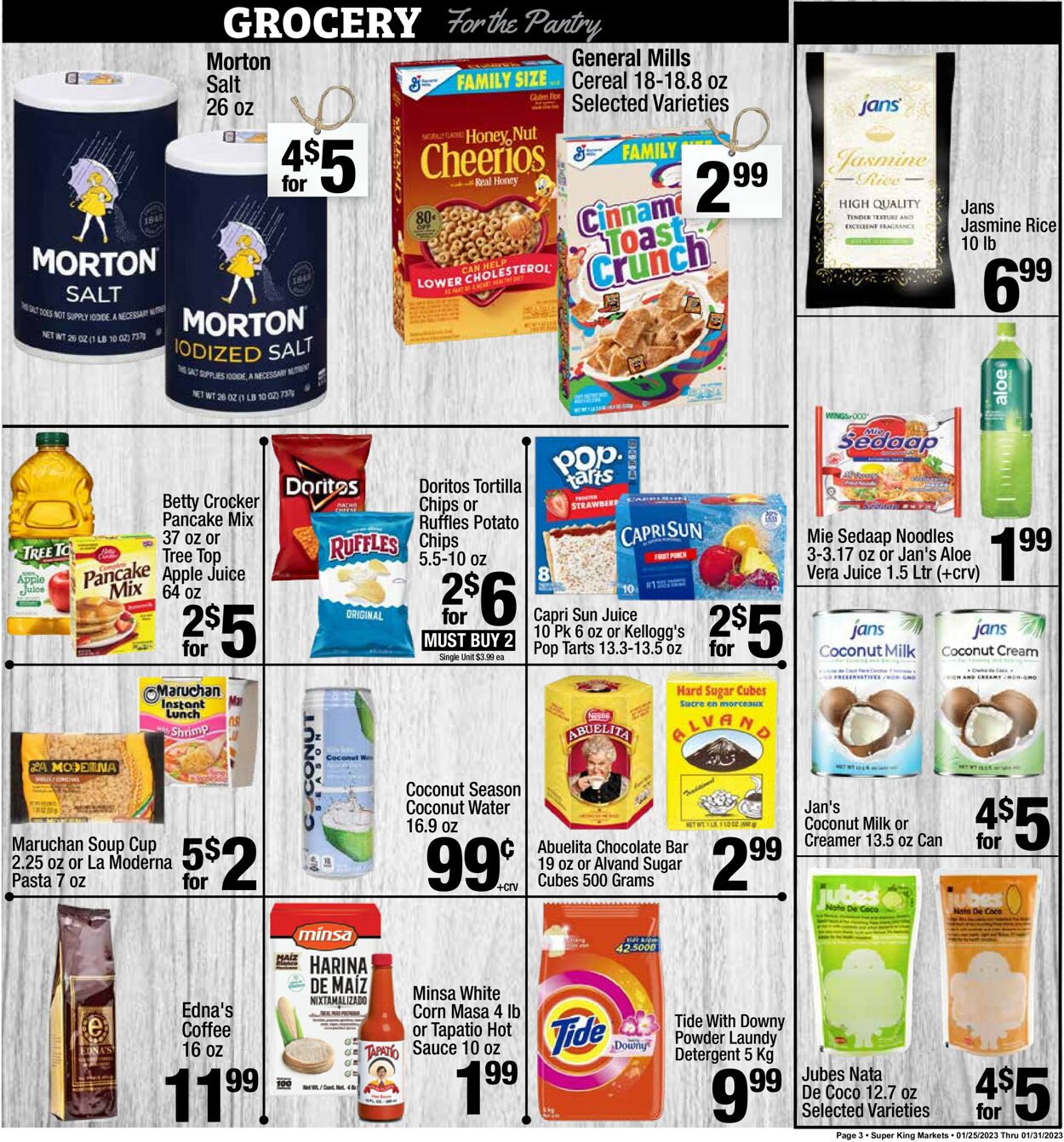 Super King Market Weekly Ad Circular - valid 01/25-01/31/2023 (Page 3)