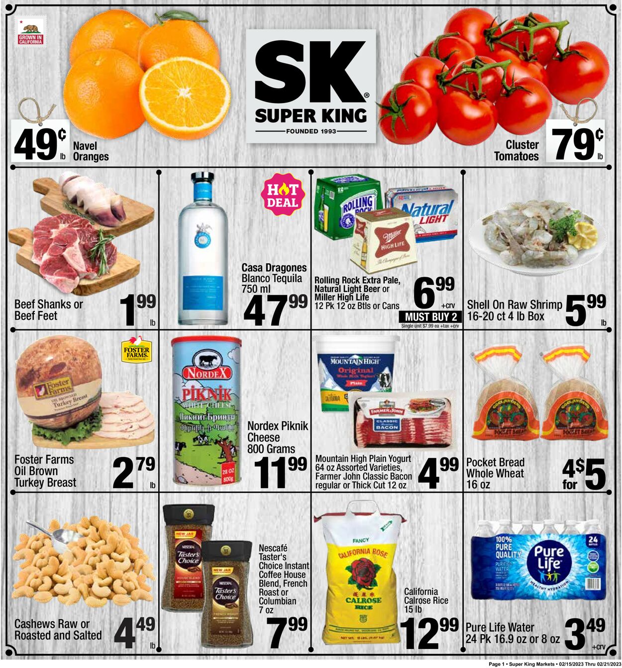 Super King Market Weekly Ad Circular - valid 02/15-02/21/2004