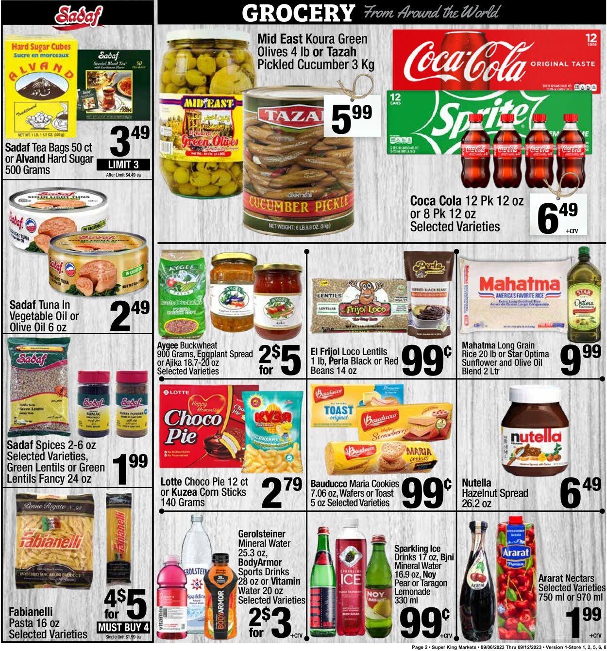 Super King Market Weekly Ad Circular - valid 09/06-09/12/2023 (Page 2)