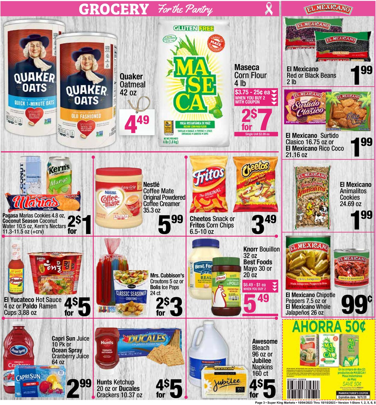 Super King Market Weekly Ad Circular - valid 10/04-10/10/2023 (Page 3)
